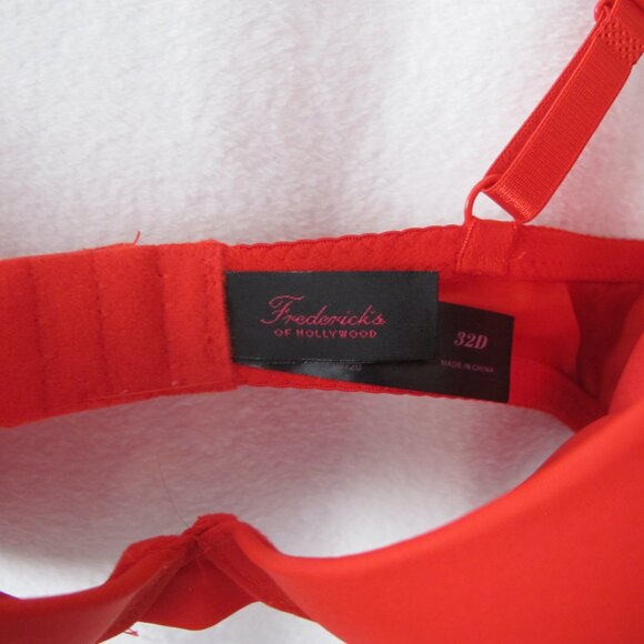 NWT - Frederick's of Hollywood Krystal Mega Push-Up Bra - 32D - Picture 6 of 11
